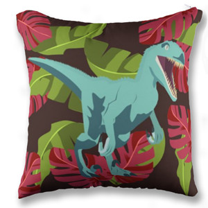 Bantal bantal kotak- raptors