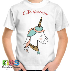 Kaos Cute Unicorn