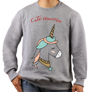 Jaket Sweater Cute Unicorn