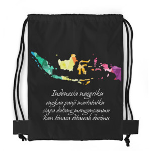 Tas Serut Fullprint cinta tanah air