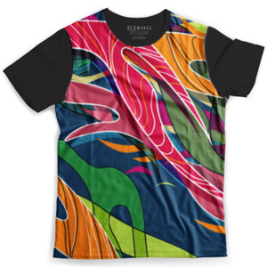 Kaos Fullprint Leaf Pattern