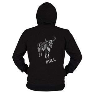 Hoodie Zipper Banteng Bull