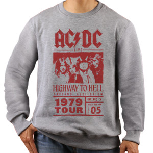 Jaket Sweater Kaos ACDC - Highway to Hell (Vintage) (SB2FY)