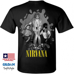 Kaos Baju nirvana