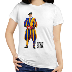Kaos Wanita PONTIFICAL SWISS GUARD 001