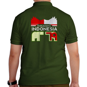 Kaos Polo Dirgahayu Green