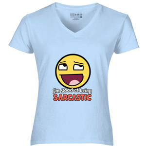 Kaos Kaos lucu - I'm Good at Being Sarcastic
