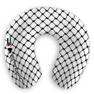 Bantal Leher Keffiyeh Putih RG0019