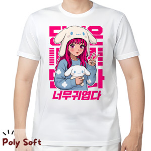 Kaos Pink Bunny Girl