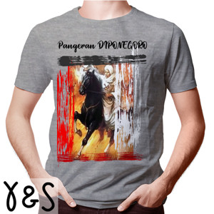 Kaos Pangeran Diponegoro Pahlawan indonesia