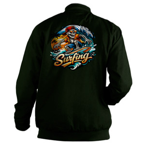 Jaket Bomber Surfboard Sunset