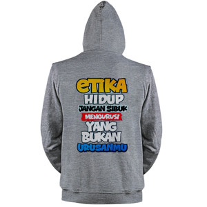 Jaket Hoodie Kaos Kata 004