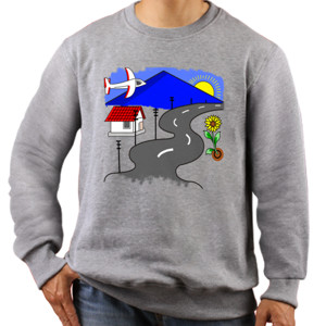 Jaket Sweater Pemandangan