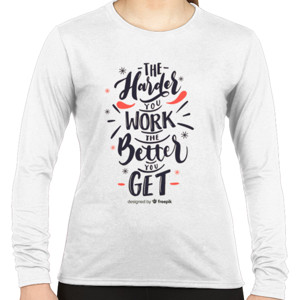 Kaos Gildan Soft Style Harder Work