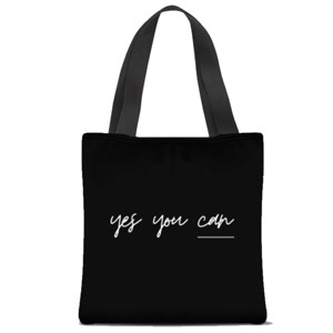 Tas Tote Fullprint QUOTE| YES YOU CAN