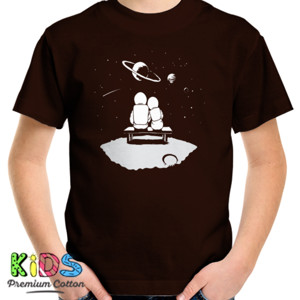 Kaos Baju Kaos Murah Astronaut sits on bench