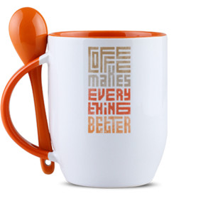 Mug Sendok COFFEE MAKES EVERYTHING BETTER