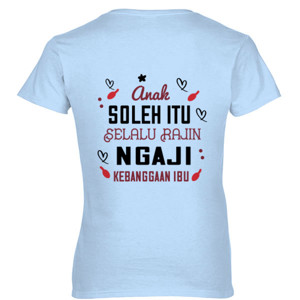 Kaos Anak Soleh Rajin Ngaji