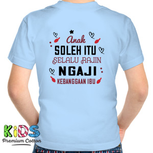 Kaos Anak Soleh Rajin Ngaji