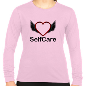 Kaos Kaos wanita motif selfcare