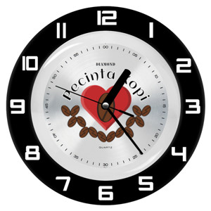 Jam Dinding Pecinta Kopi (Coffee Lovers)