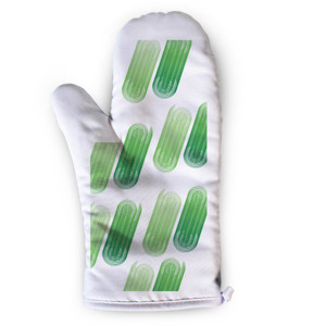 Sarung Tangan Pemanggang Kertas Line Art (Line Art Paper)