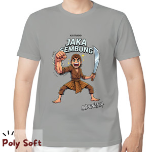 Kaos Kaos Jaka Sembung Wayang Poly Soft