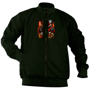 Jaket Bomber Kaos Street Legends Wolf