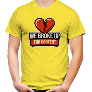 Kaos We Broke Up For Views" 1978 Style Streetwear
