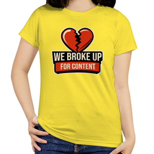 Kaos We Broke Up For Views" 1978 Style Streetwear