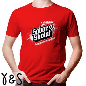 Kaos sabar dan sholat