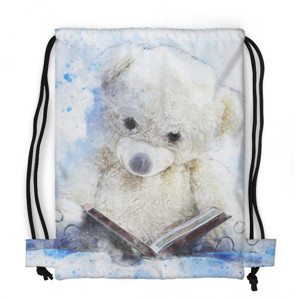 Tas Serut Fullprint Bayi beruang yang lucu