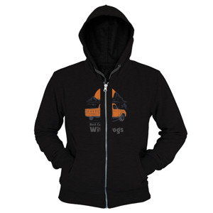 Hoodie Zipper Kaos Tema Santai - Piknik