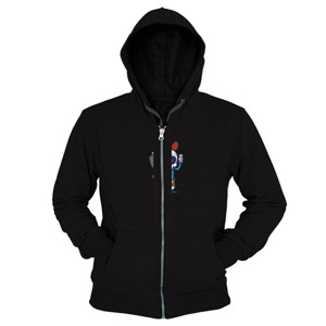 Hoodie Zipper TH16-Black Kartun #1