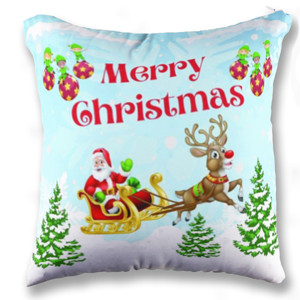 Bantal Merry Chsristmas Santa Claus / Selamat hari natal 