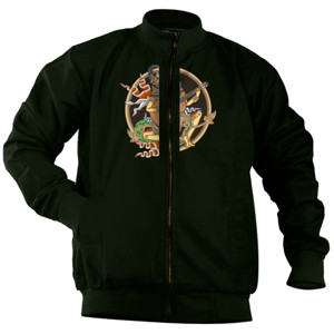 Jaket Bomber wayang melody