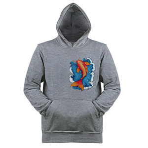 Jaket Hoodie ikan koi 02