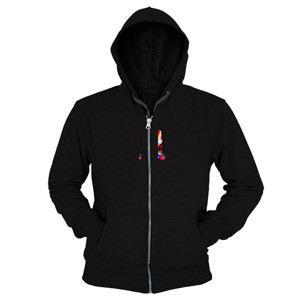 Hoodie Zipper tshirt iron man