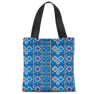 Tas Tote Fullprint anyaman 2