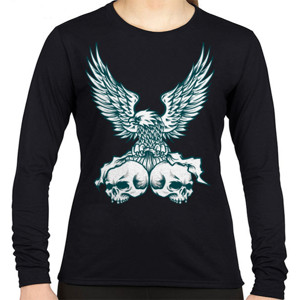 Kaos eagle and skull