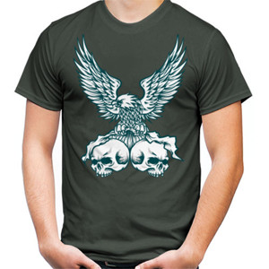 Kaos eagle and skull