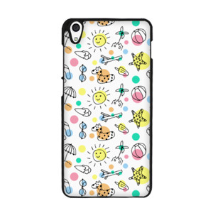 casing fullprint doodle summer pattern Casing HP