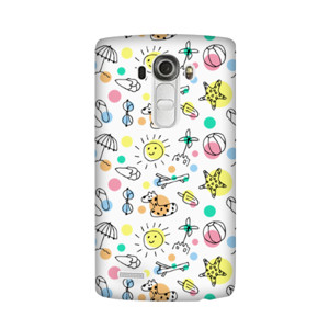 casing fullprint doodle summer pattern Casing HP
