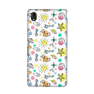casing fullprint doodle summer pattern Casing HP