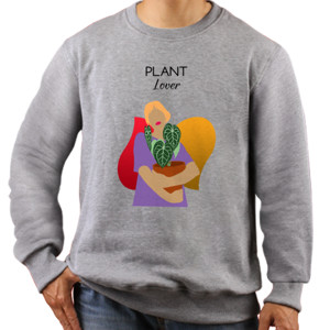 Jaket Sweater PLANT LOVER GRAPHIC VECTOR