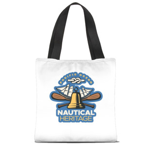 Tas Tote Fullprint Tote Bag Marine Themes