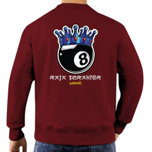 Jaket Sweater 8ball Raja Terakhir billiArt Shirt