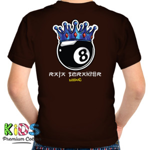Kaos 8ball Raja Terakhir billiArt Shirt