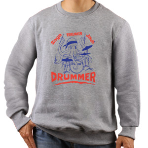 Jaket Sweater Terlahir Jadi Drummer