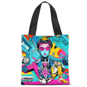 Tas Tote Fullprint Estetika Retro